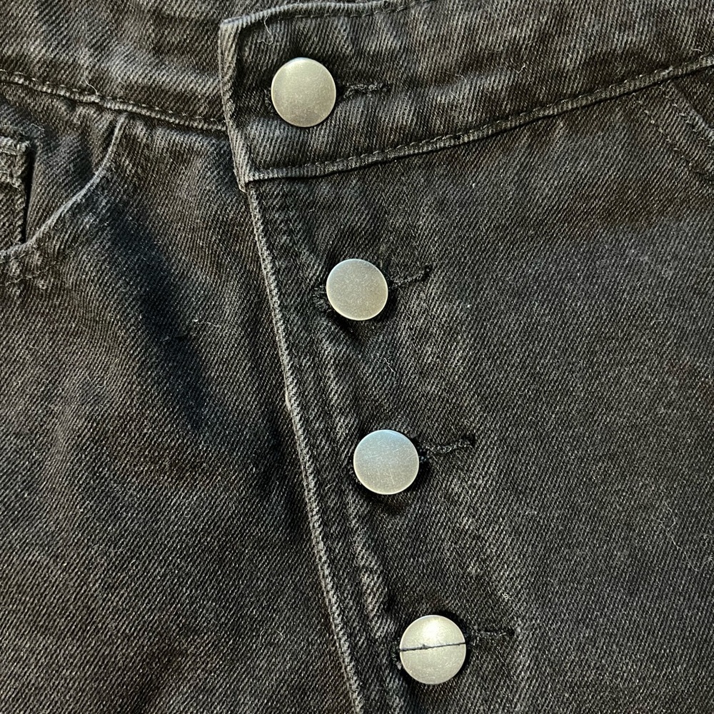 Superdown Denim Skirt in Vintage Black - Picture 4 of 8